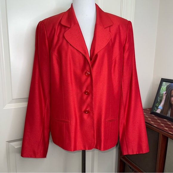 Worthington Red Blazer 14 - Picture 17 of 17